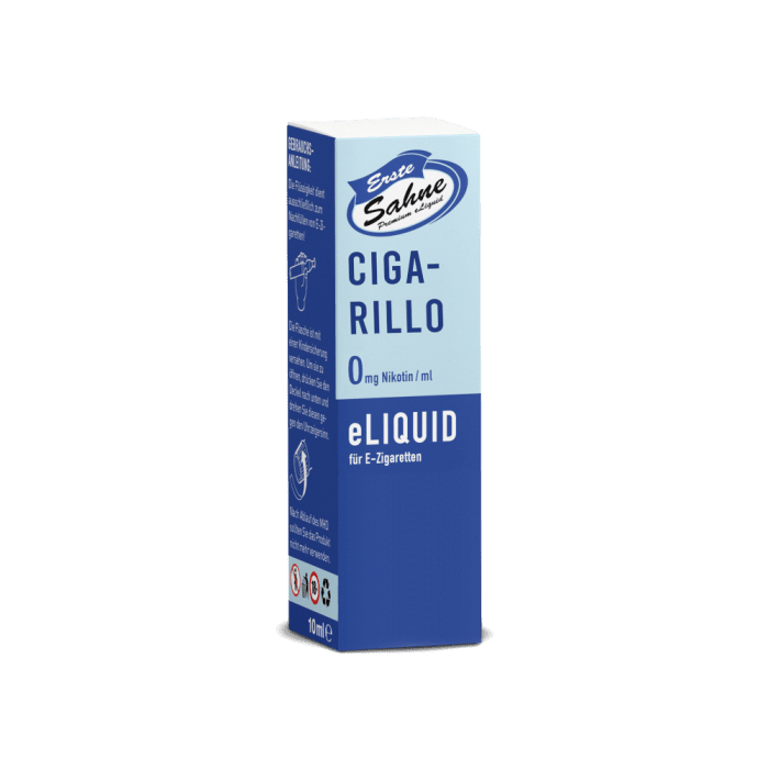 Liquid Cigarillo - Nikotin - Erste Sahne