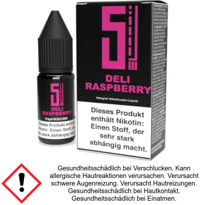 Liquid Deli Raspberry - 5EL Nikotinsalz 10 mg/ml
