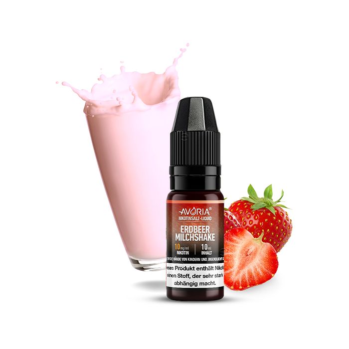 Liquid Erdbeer-Milchshake - Nikotinsalz Avoria