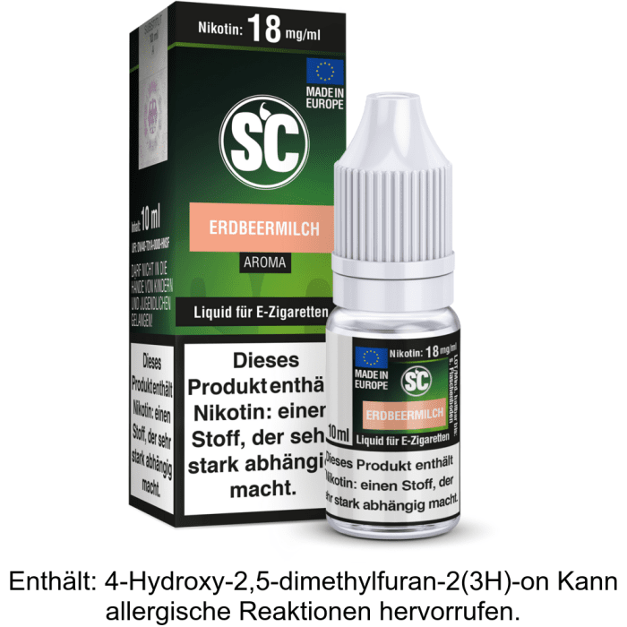 Liquid Erdbeermilch 0 mg/ml - SC