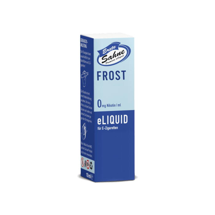 Liquid Frost - Nikotin - Erste Sahne