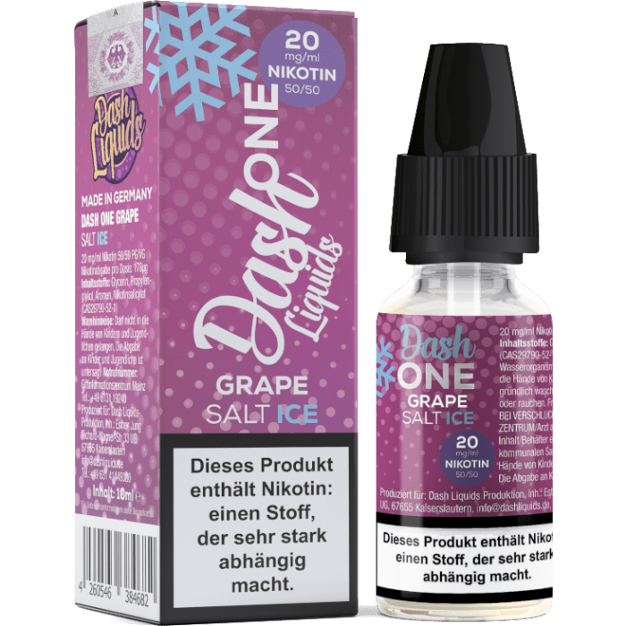 Liquid Grape Ice - One - Dash Liquids Nikotinsalz Liquid