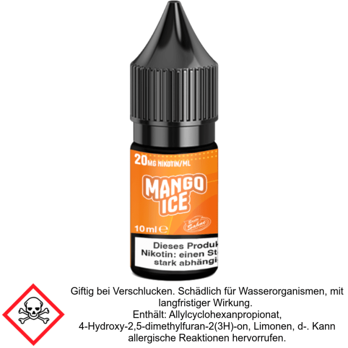 Liquid Mango Ice - Hybrid Nikotinsalz 20 mg/ml - Erste Sahne