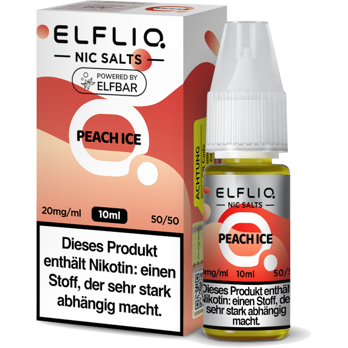 Liquid Peach Ice - Nikotinsalz - ELFLIQ
