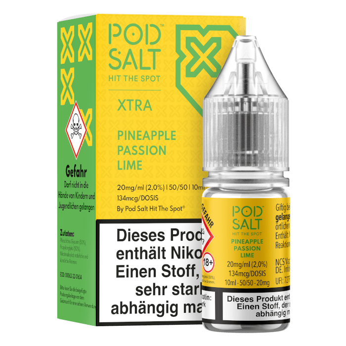 Liquid Pineapple Passion Lime - Pod Salt X Nikotinsalz