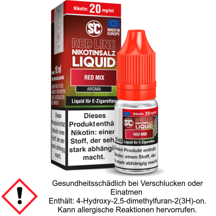 Liquid Red Mix 10 mg/ml - SC Red Line
