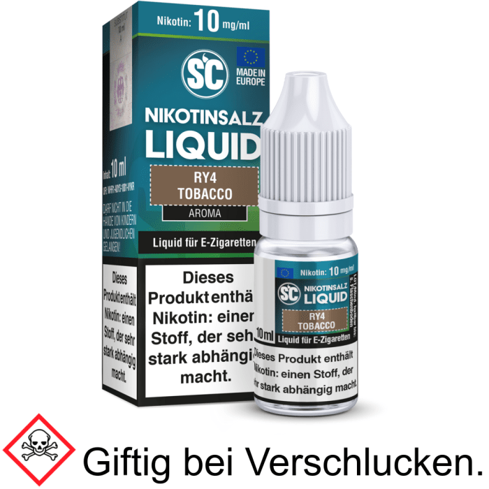 Liquid RY4 Tobacco 10 mg/ml - SC Nikotinsalz