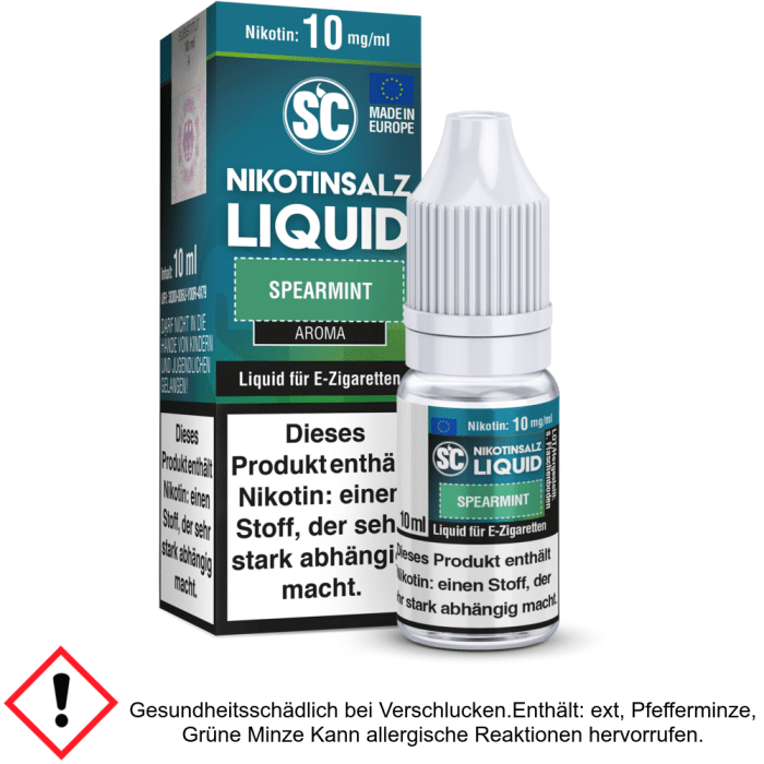 Liquid Spearmint 10 mg/ml - SC Nikotinsalz