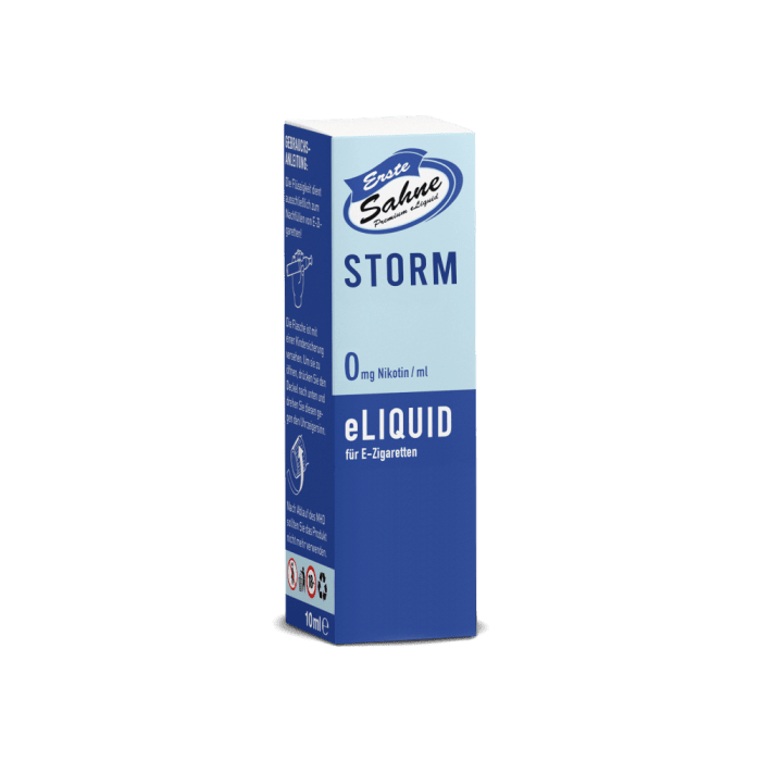 Liquid Storm - Nikotin - Erste Sahne