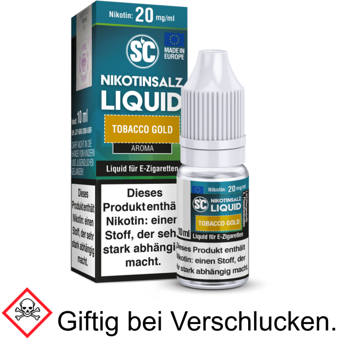Liquid Tobacco Gold 20 mg/ml - SC Nikotinsalz