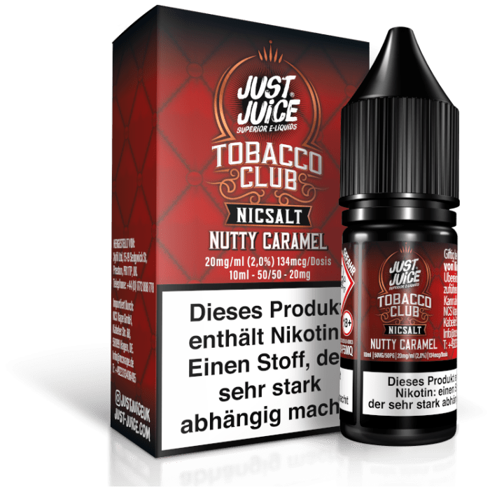 Liquid Tobacco Nutty Caramel - Nikotinsalz - Just Juice