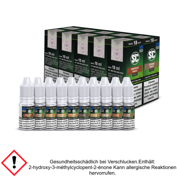 Liquid Tobacco Probierbox 18 mg/ml - SC