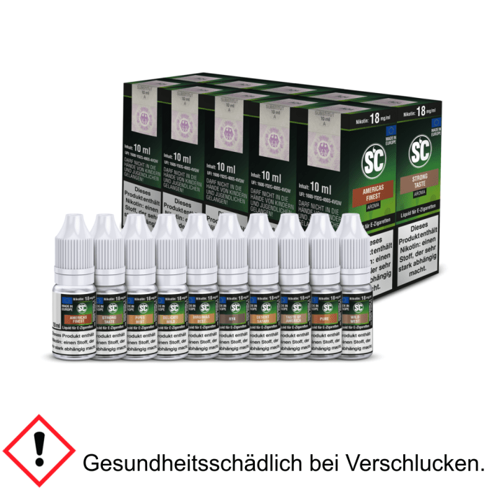 Liquid Tobacco Probierbox 3 mg/ml - SC