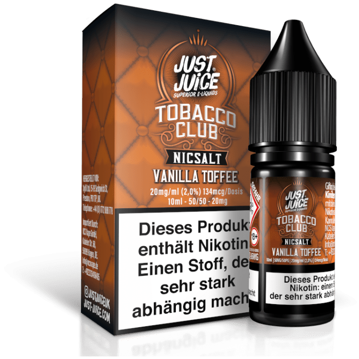 Liquid tobacco Vanilla Toffee - Nikotinsalz - Just Juice