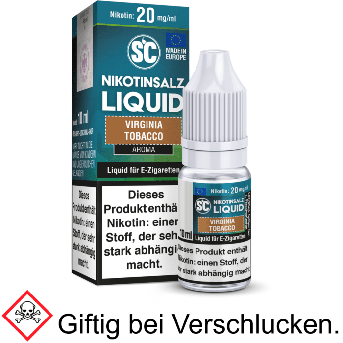 Liquid Virginia Tobacco 20 mg/ml - SC Nikotinsalz