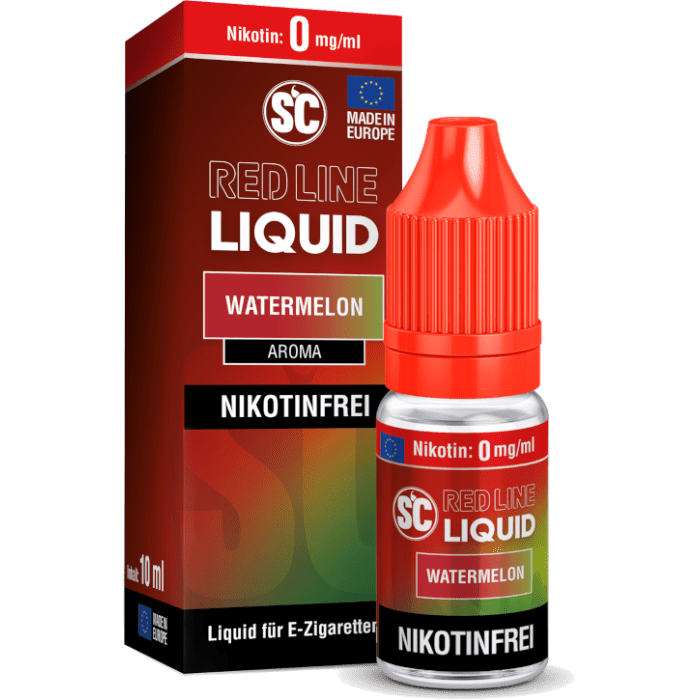 Liquid Watermelon 0 mg/ml - SC Red Line Nikotinfrei