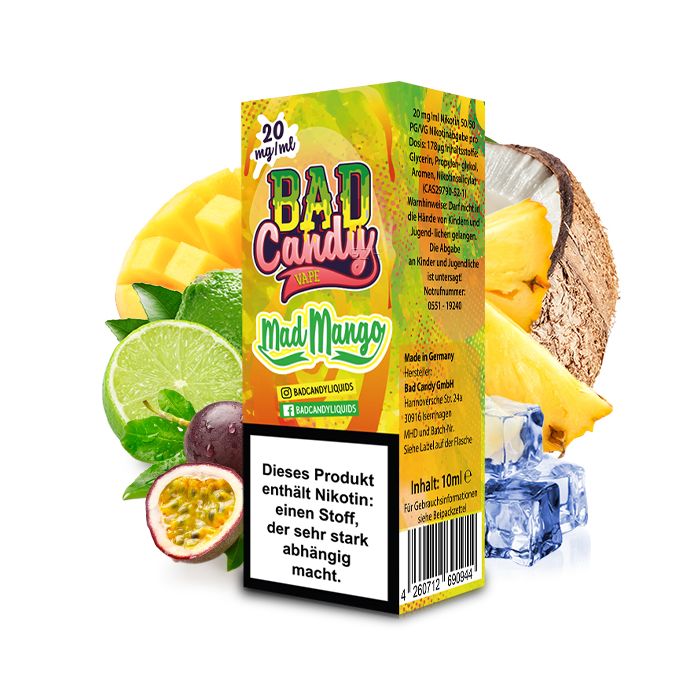 Mad Mango Bad Candy Liquids 20 mg/ml Nikotinsalz Liquid