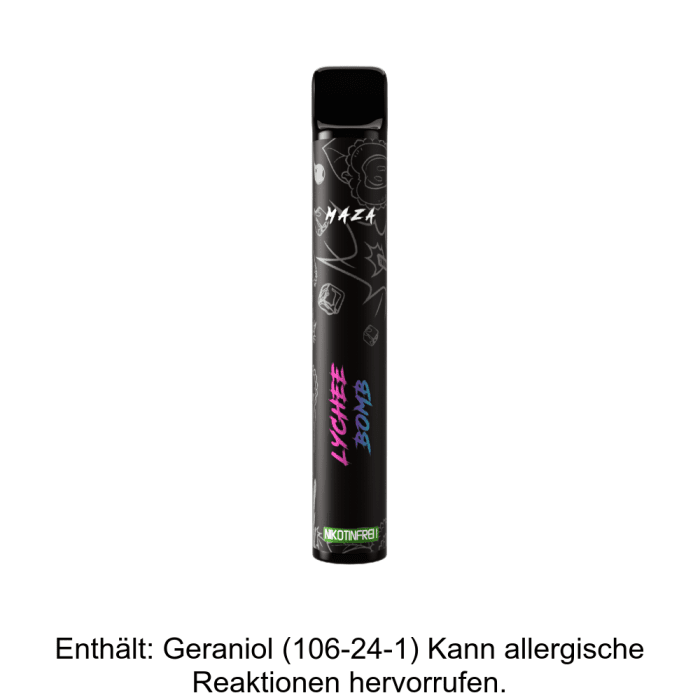 MaZa Go - Lychee Bomb 0 mg/ml -  Einweg E-Zigarette