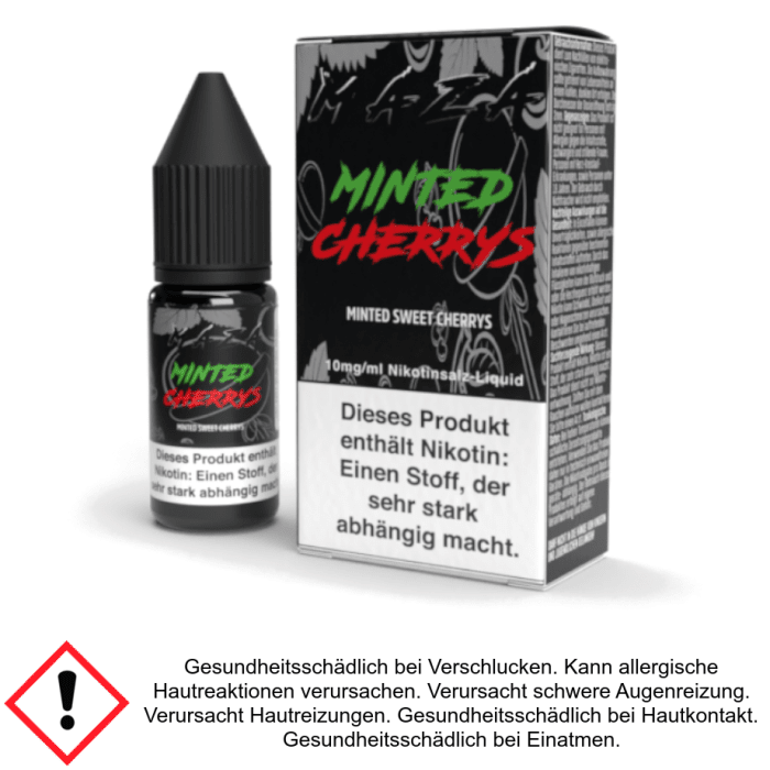 MaZa - Minted Cherrys - Nikotinsalz Liquid 10 mg/ml