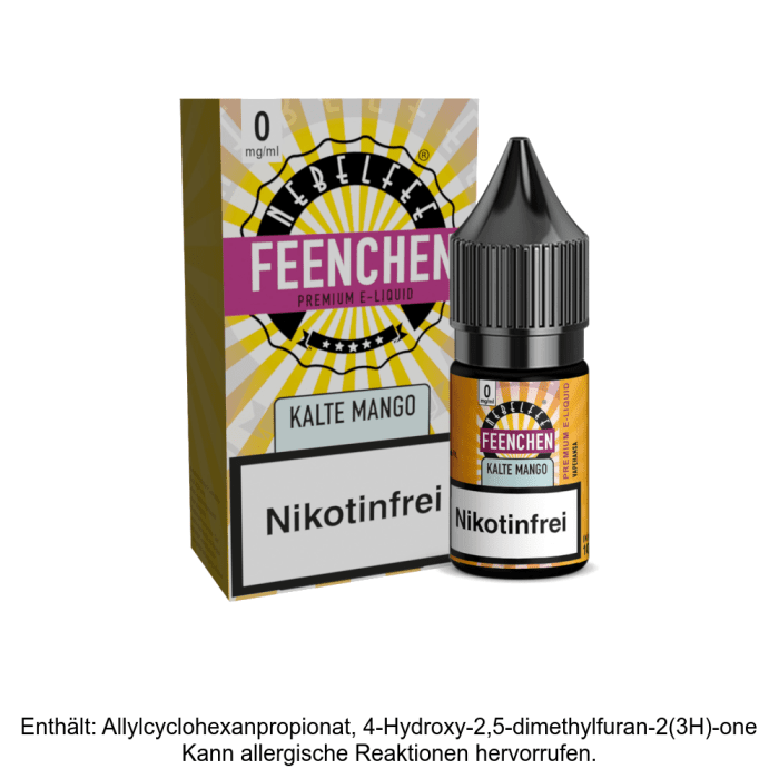 Nebelfee - Feenchen - Kalte Mango - Nikotinfreies Liquid 0 mg/ml