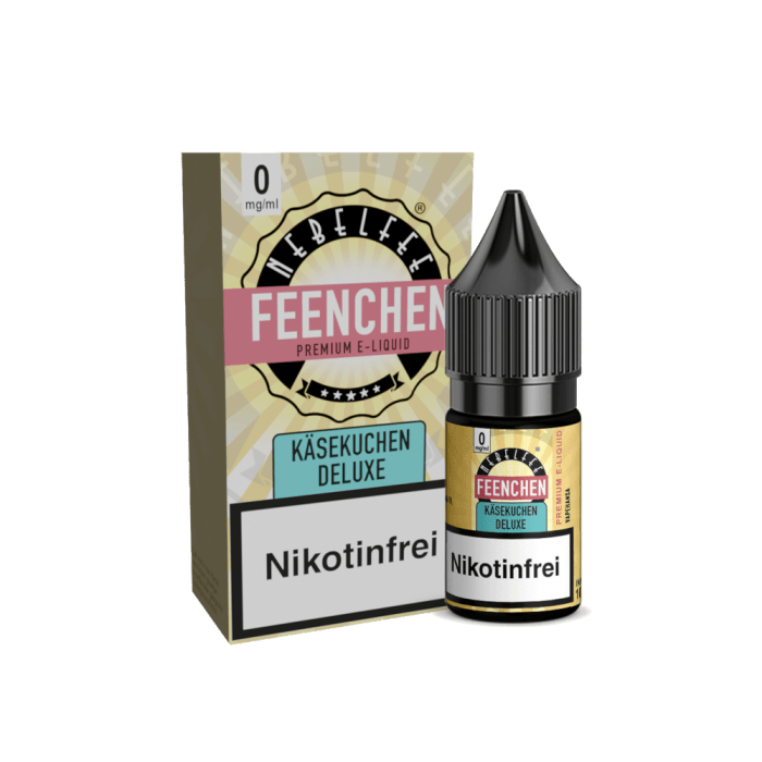 Nebelfee - Feenchen - Käsekuchen Deluxe - Nikotinsalz Liquid 0 mg/ml