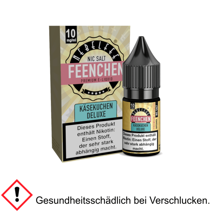 Nebelfee - Feenchen - Käsekuchen Deluxe - Nikotinsalz Liquid 10 mg/ml