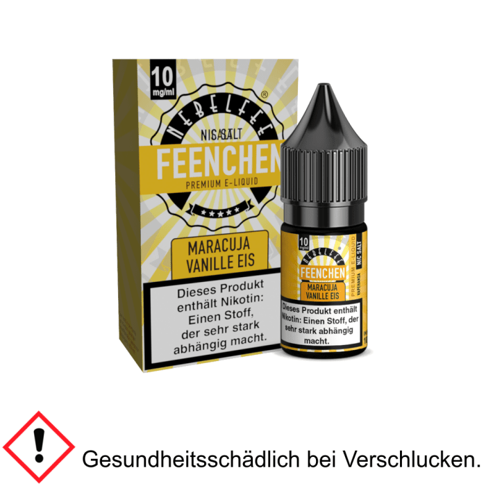Nebelfee - Feenchen - Maracuja Vanilleeis - Nikotinsalz Liquid 10 mg/ml