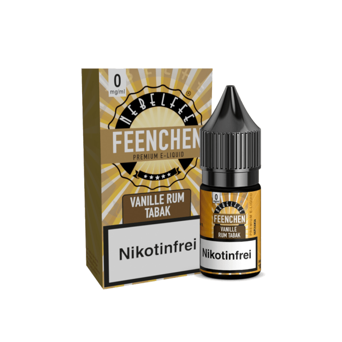 Nebelfee - Feenchen - Vanille Rum Tabak - Nikotinfreies Liquid 0 mg/ml