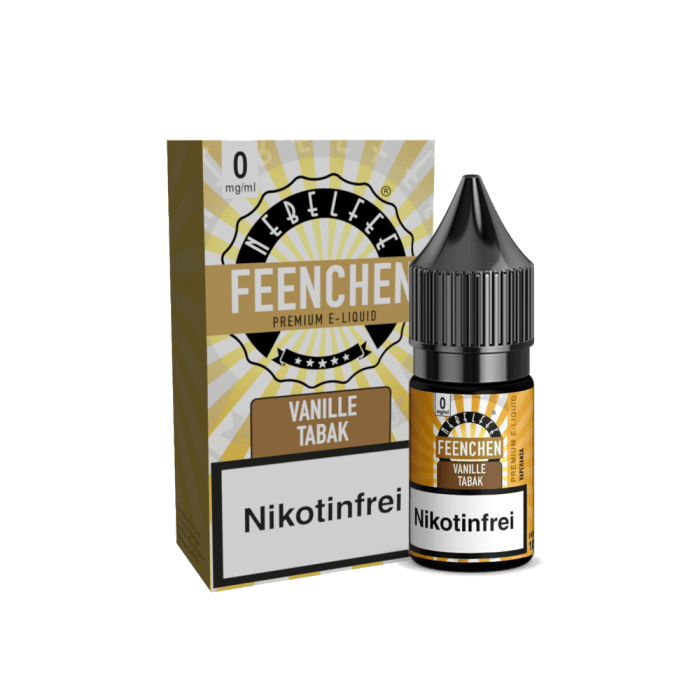 Nebelfee - Feenchen - Vanille Tabak - Nikotinfreies Liquid 0 mg/ml