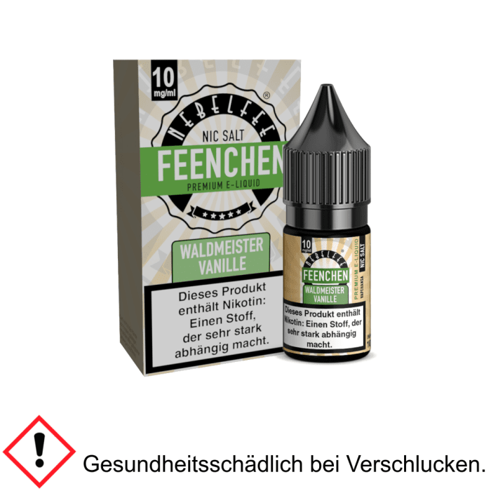 Nebelfee - Feenchen - Waldmeister Vanille - Nikotinsalz Liquid 10 mg/ml