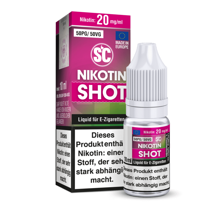 Nikotin Shot 20 mg 50PG/50VG  - SC