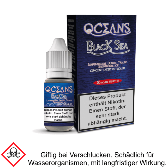Oceans - Black Sea - Nikotinsalz Liquid 20 mg/ml