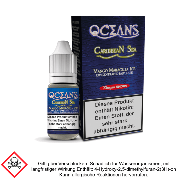 Oceans - Caribbean - Nikotinsalz Liquid 20 mg/ml