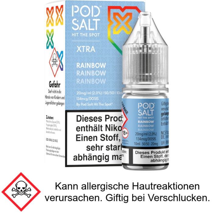 Pod Salt X - Rainbow - Nikotinsalz Liquid 20 mg/ml