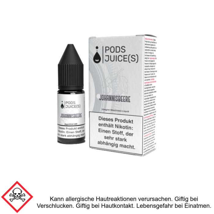 Pods Juice(s) - Johannisbeere - Nikotinsalz Liquid 20mg/ml