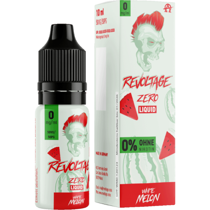 Revoltage - White Melon - Hybrid Nikotinsalz Liquid 0 mg/ml