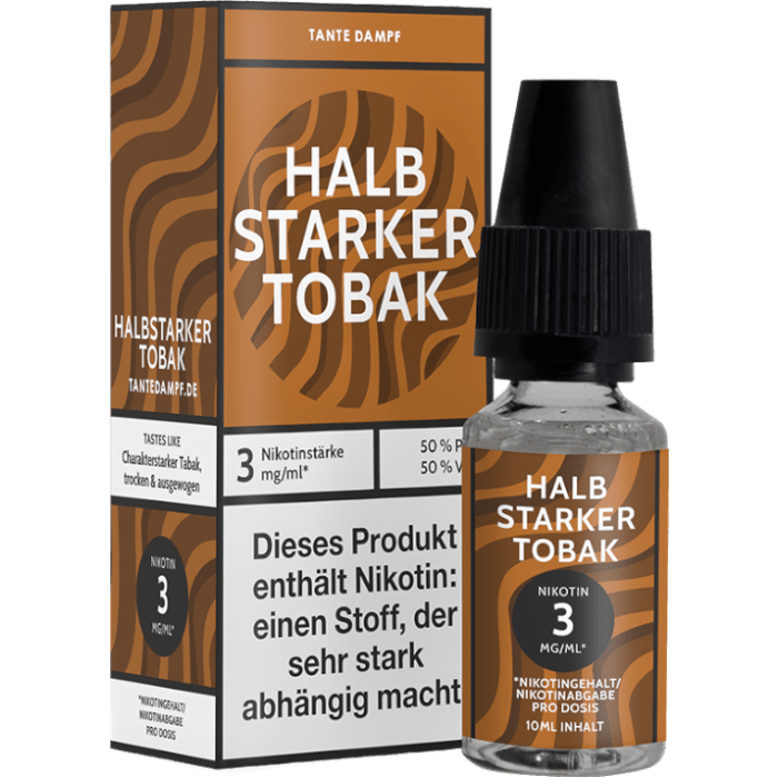 Tante Dampf - Halbstarker Tobak E-Zigaretten Liquid