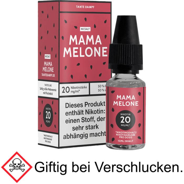 Tante Dampf - Mama Melone - Nikotinsalz Liquid 20 mg/ml