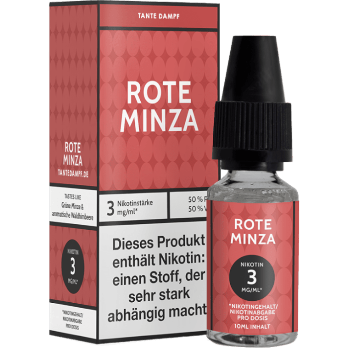 Tante Dampf - Rote Minza E-Zigaretten Liquid