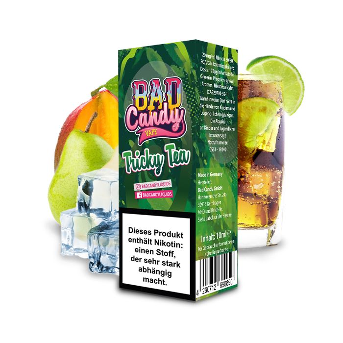 Tricky Tea Bad Candy Liquids 20 mg/ml Nikotinsalz Liquid