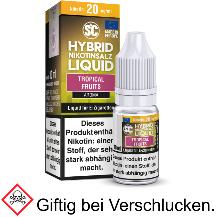 Tropical Fruits eliquid 20 mg/ml Hybrid Nikotinsalz SC Liquid