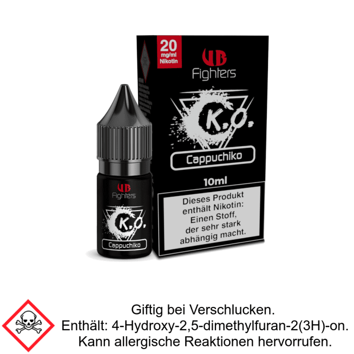 UB Fighters - Cappuchiko - Hybrid Nikotinsalz Liquid 20 mg/ml