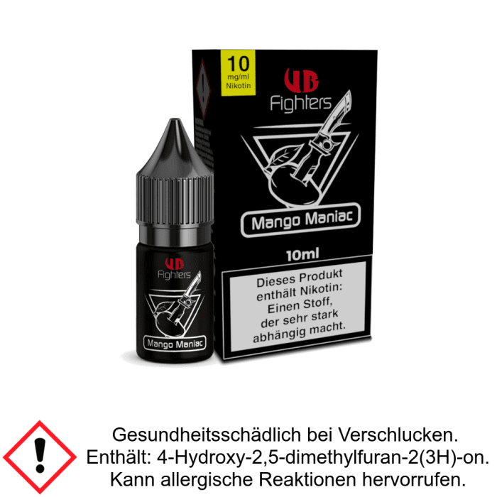 UB Fighters - Mango Maniac - Hybrid Nikotinsalz Liquid 10 mg/ml