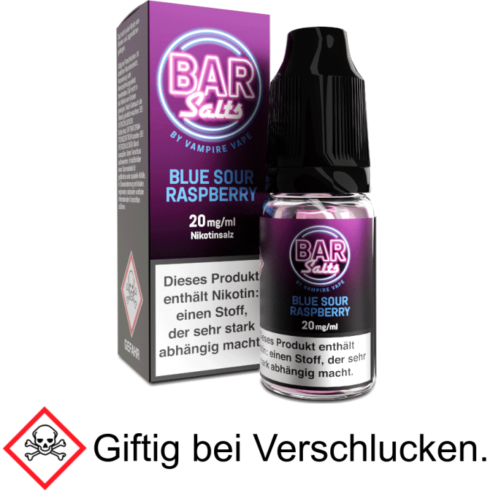 Vampire Vape - Bar Salts - Blue Sour Raspberry - Nikotinsalz Liquid 20 mg/ml