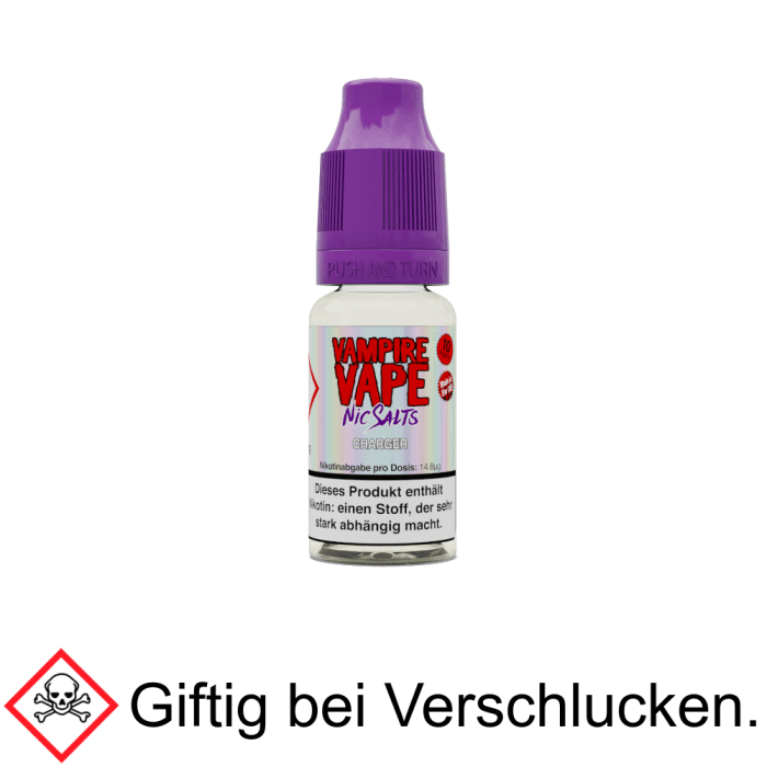Vampire Vape - Charger - Nikotinsalz Liquid 20 mg/ml