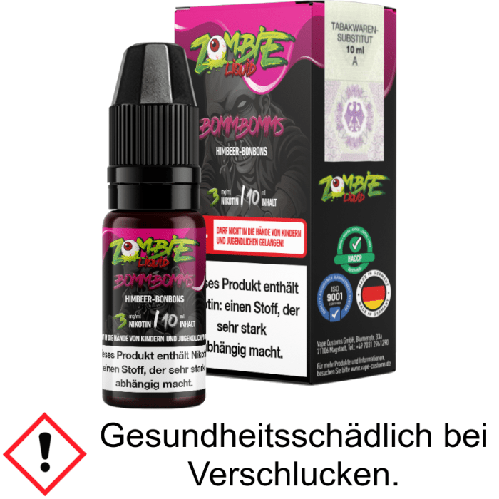 Zombie - Bommbomms E-Zigaretten Liquid 12 mg/ml