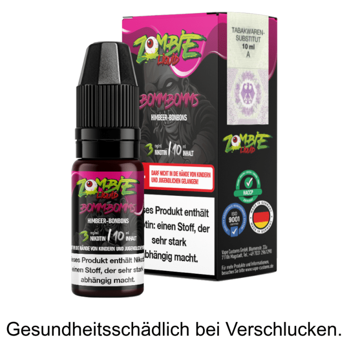 Zombie - Bommbomms E-Zigaretten Liquid 3 mg/ml