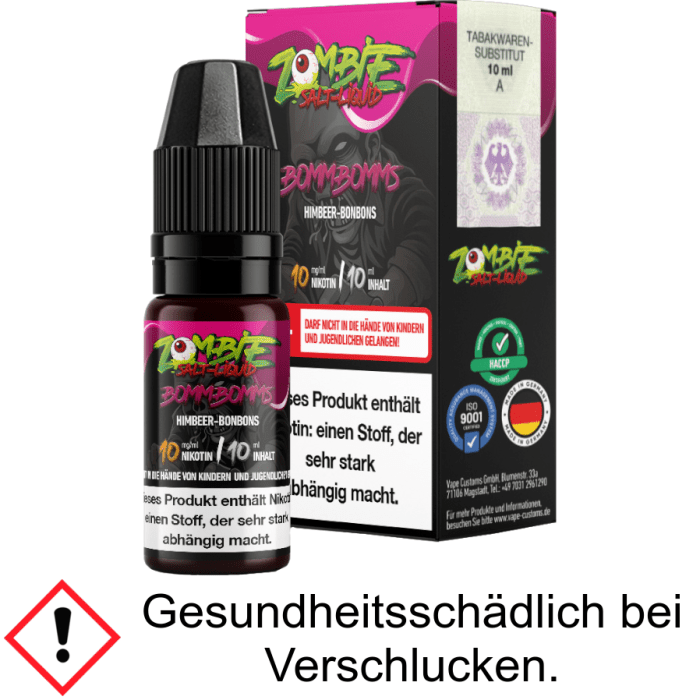 Zombie - Bommbomms - Nikotinsalz Liquid 10 mg/ml