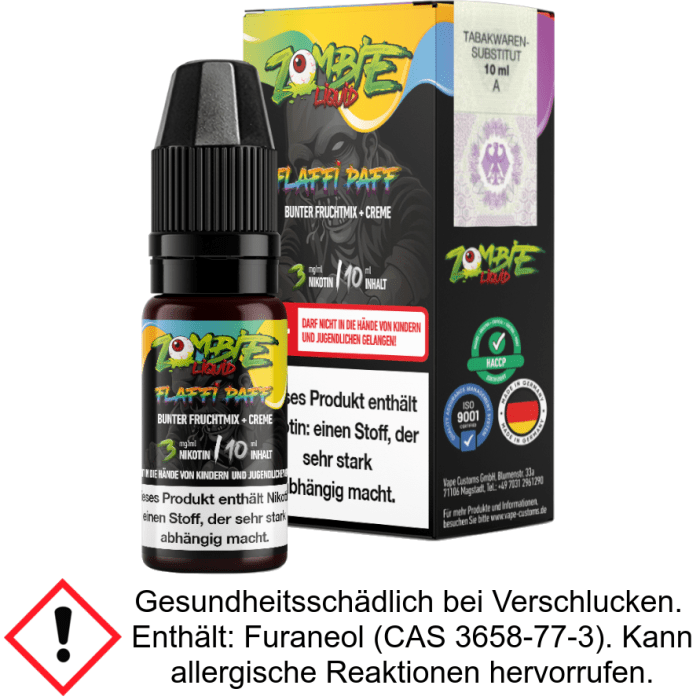Zombie - Flaffi Paff E-Zigaretten Liquid 3 mg/ml