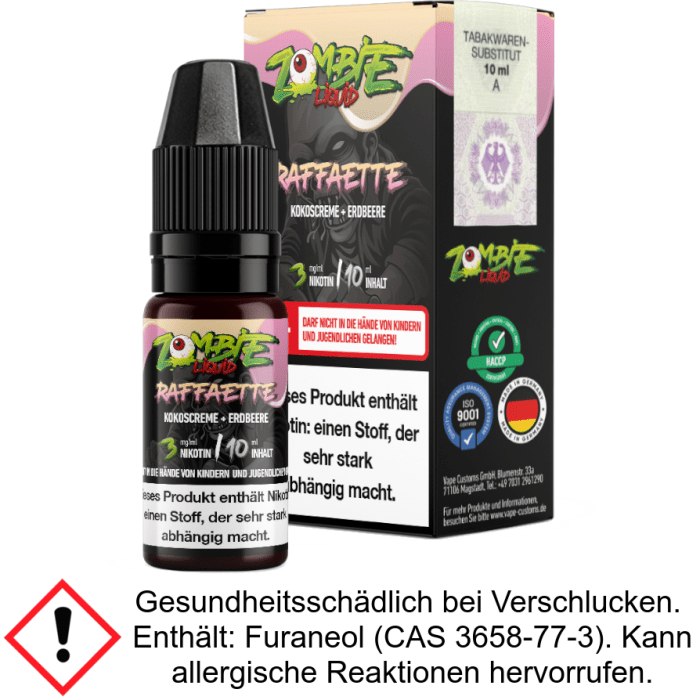 Zombie - Raffaette E-Zigaretten Liquid 12 mg/ml